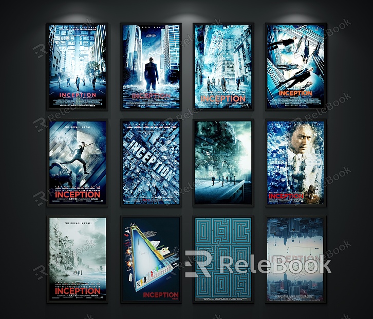 Modern Poster Hanging Painting Movie Poster Science Fiction Poster model