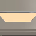 Modern White Square Flush Mount Ceiling Light With Sleek Design For Home Illumination 3d model