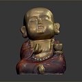 monk, small monk, monk, monk, monk, monk, Taoist priest, ancient male, ancient man, ancient figure 3d model