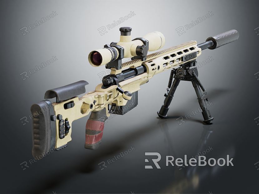 Modern rifle sniper rifle model