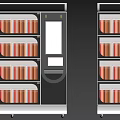 Self-service bookcase machine self-service vending machine 3d model