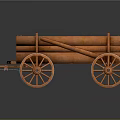 Modern ancient frame car 3d model