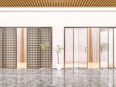 Modern sliding door Changhong glass sliding door model