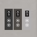 Elevator Key Button Panel Guide Plate 3d model