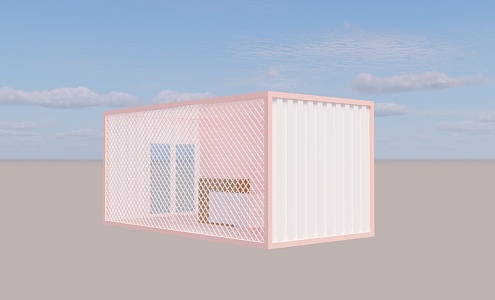 Container mobile house 3d model