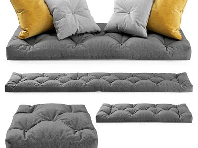 Modern Cushion Pillow 3d model