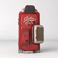 Vintage Red Nuka Cola Vending Machine As Commercial Equipment With Classic Design