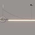 Modern Pendant Light Designs With Curved Metal Frames And Illuminated LED Strips