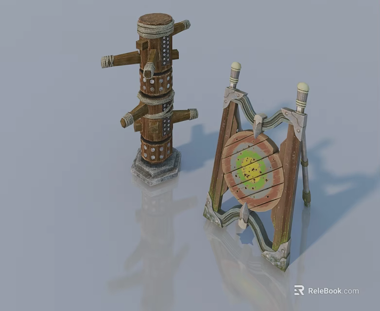 Traditional Wooden Sofa Coffee Table Set With Tribal Carved Details And Decorative Frames 3d model 