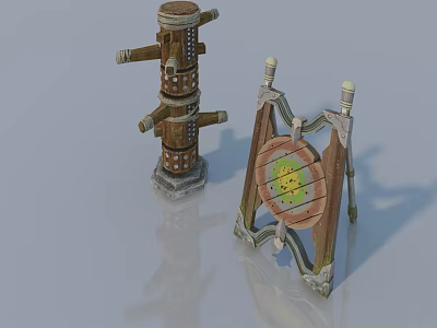 Traditional Wooden Sofa Coffee Table Set With Tribal Carved Details And Decorative Frames 3d model