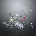Cosmic Aerospace Spacecraft Structure Design With Modular Components And Engineering Layout