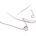Stylish Silver Necklaces And Earrings For Daily Accessory Use In Life