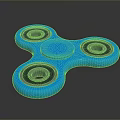 Fingertip Gyro Fighting Gyro Sci-Fi Gyro Sci-Fi Weapon Sci-Fi Component 3d model