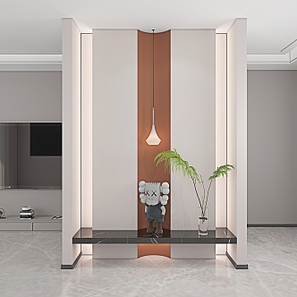 Modern Entrance 3d model