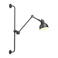 Modern Adjustable Black Lighting Combination Featuring Wall Mounted And Table Lamps 3d model