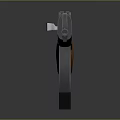 Classic Rifle with Wooden Stock Black Barrel and Vintage Metal Design