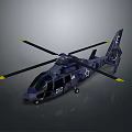 Camouflage Design Aerospace Helicopter With Rotor System For Space Missions