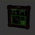 Novaair System 200E Industrial Control Panel Display Showing Status Speed Pressure Data