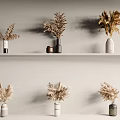 Modern vase combination 3d model