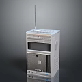 Sony Retro Portable Radio With Antenna Speaker Grille And Tuning Dials