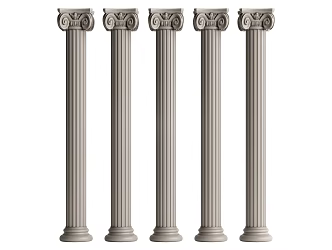 European Roman Column 3d model