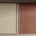 Woven Square Rugs In Beige And Brown Colors For Interior Floor Decor