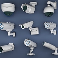 Camera monitoring combination 3d model