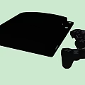 Modern game console 3d model