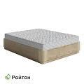 Comfortable Double Bed Mattress with Wooden Support Frame and Diamond Quilted Design