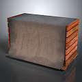 Contemporary Sofa Bench With Wooden Frame And Soft Fabric Upholstered Seat