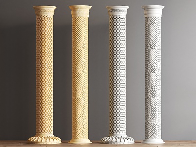 European Column Roman Column 3d model