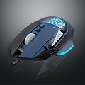 Logitech G502 Mouse 3d model