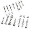 Stainless Steel Metal Fasteners Including Screws Bolts And Nuts Assortment