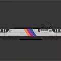 Vanderlande Model Trains with Black White Red Blue Stripes Numbered 402 403 on