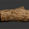 Natural Raw Wood Log Showcasing Detailed Texture And Brown Surface