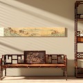 New Chinese-style Luohan Bed Antique Rack 3d model