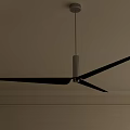 Modern Black And Silver Pendant Light Hanging From Light Colored Ceiling With Simple Decorative Lines