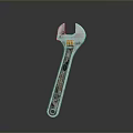 Pipe pliers wrench tool hardware tools processing tools realistic 3d model