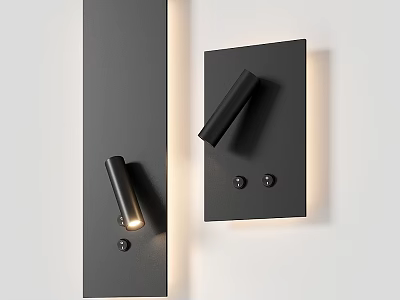 Modern Black Wall Sconces Wall Mounted With Contemporary Design For Indoor Lighting 3d model
