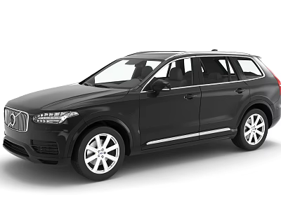 Stylish Black Volvo SUV Featuring Modern Design Sleek Exterior And Alloy Wheels 3d model