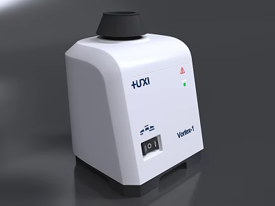 HUAXI Vigor Plus Industrial Equipment With Digital Screen And Black Lid 3d model