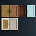 Diverse Colored Cabinet Doors In Multiple Styles Neatly Arranged On
