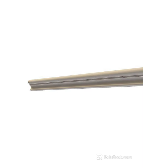 Modern Decorative Corner Trim For Interior Design With Sleek Surface And Durable Build 3d model 