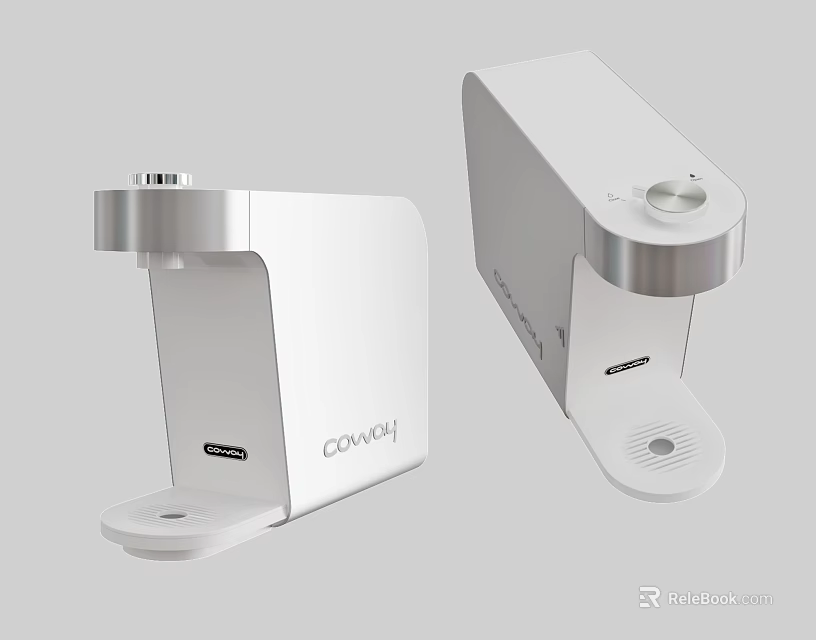 Coway Modern White Electric Water Dispensers For Home Daily Use Appliances 3d model 