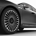 Black Kreator Electric Car With Sleek Body Brown Leather Seats And Alloy Wheels