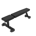 Sturdy Black Adjustable Fitness Training Bench For Gym Strength Workout Equipment