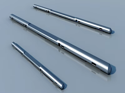 Silver Metal Water Faucets Featuring Sleek Shiny Surface And Various Sizes 3d model Silver Metal Water Faucets Featuring Sleek Shiny Surface And Various Sizes 3d model