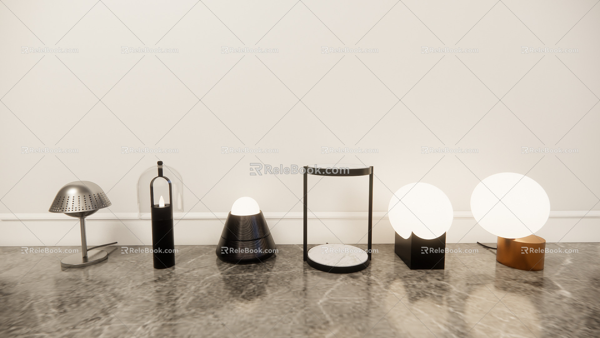 Modern table lamp model