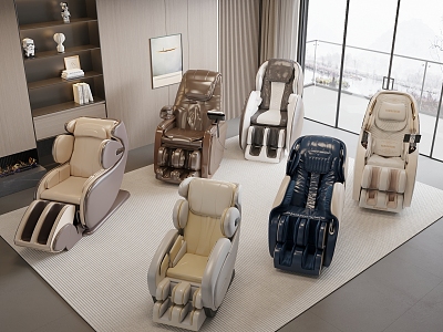 Modern massage chair 3d model