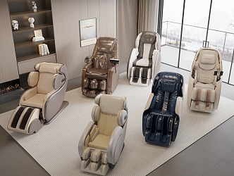 Modern massage chair 3d model